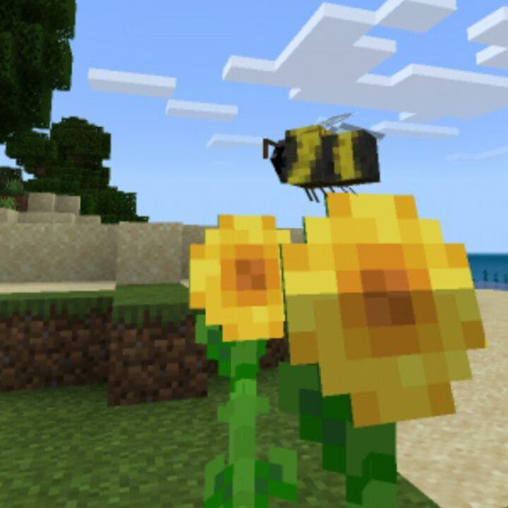 Bee Texture Pack for Minecraft PE