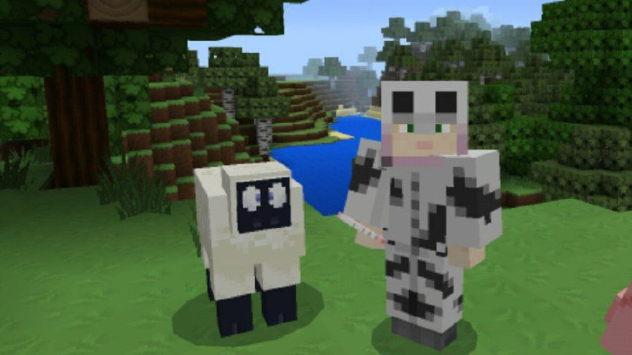 Sheep from Cartoon Texture Pack for Minecraft PE