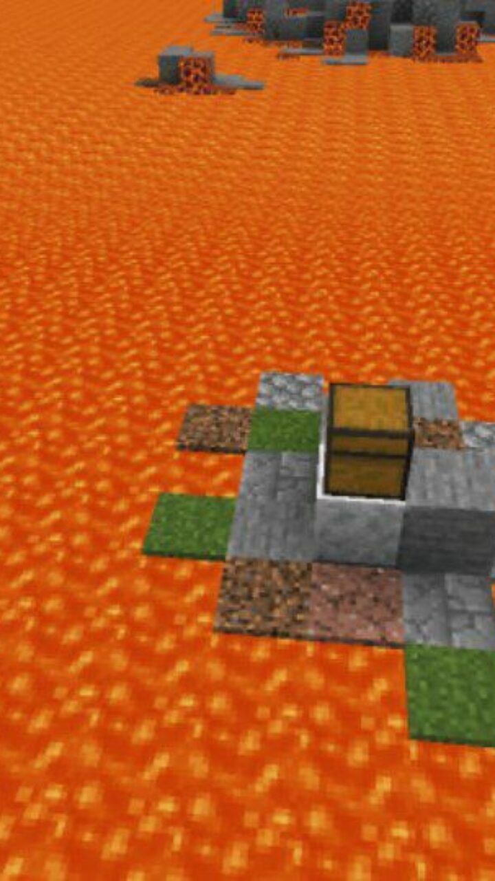 Different Islands from Sea Survival Map for Minecraft PE