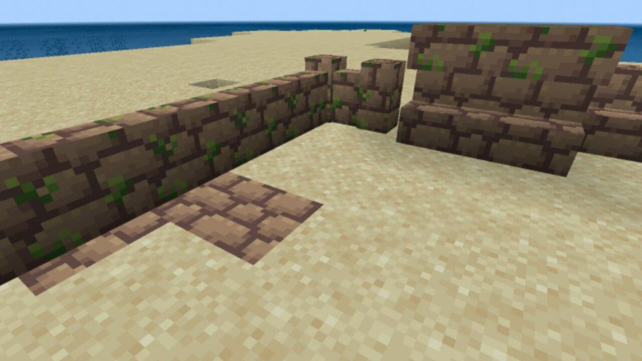 The Wall from Cobblestone Texture Pack for Minecraft PE