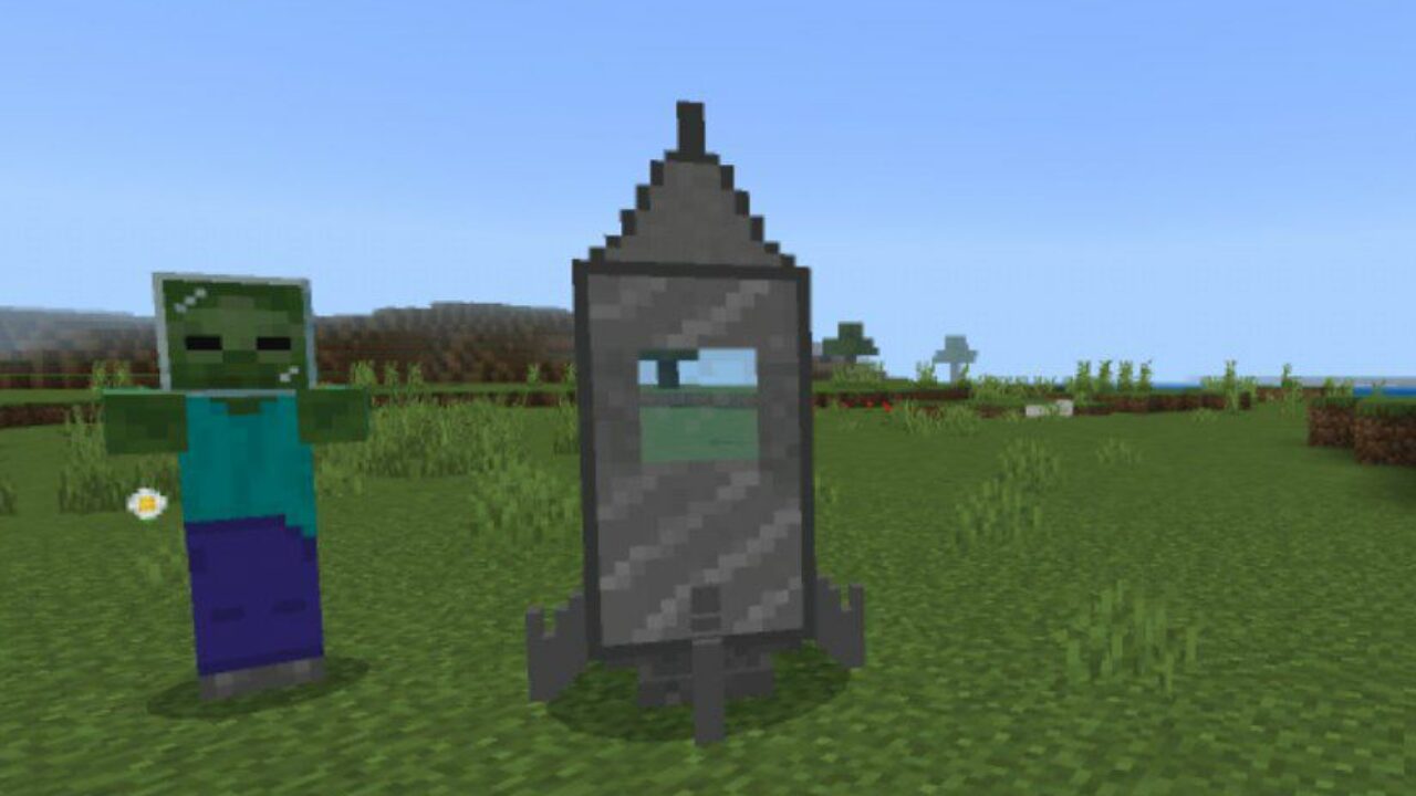 Rocket from Cosmos Mod for Minecraft PE