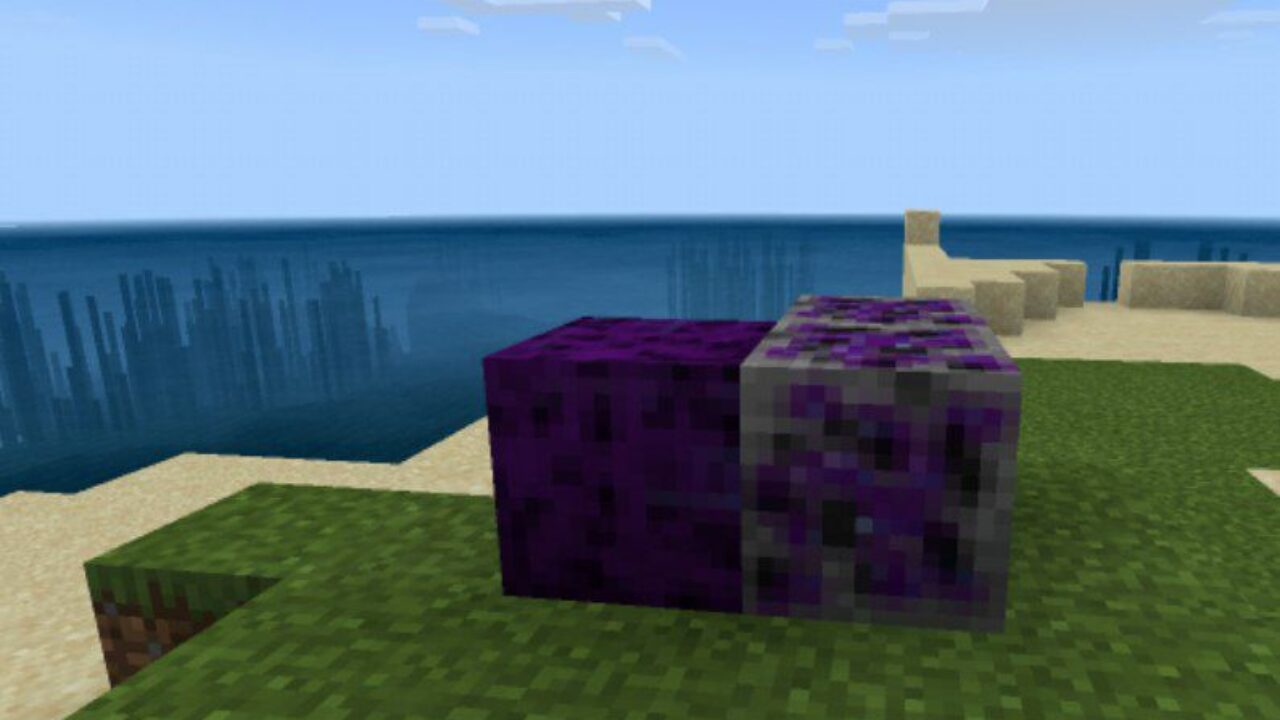 Corrupted Blocks from Diamond Texture Pack for Minecraft PE