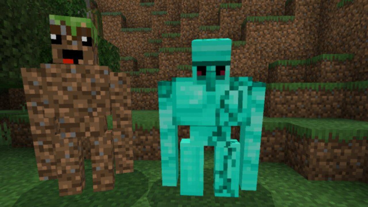 Diamond from Golem Mod for Minecraft PE