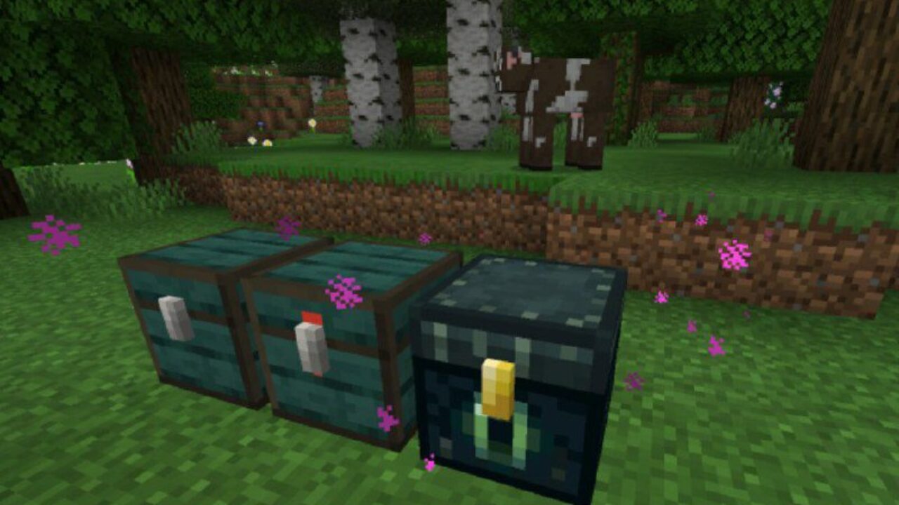 Dark Chests from Chest Texture Pack for Minecraft PE