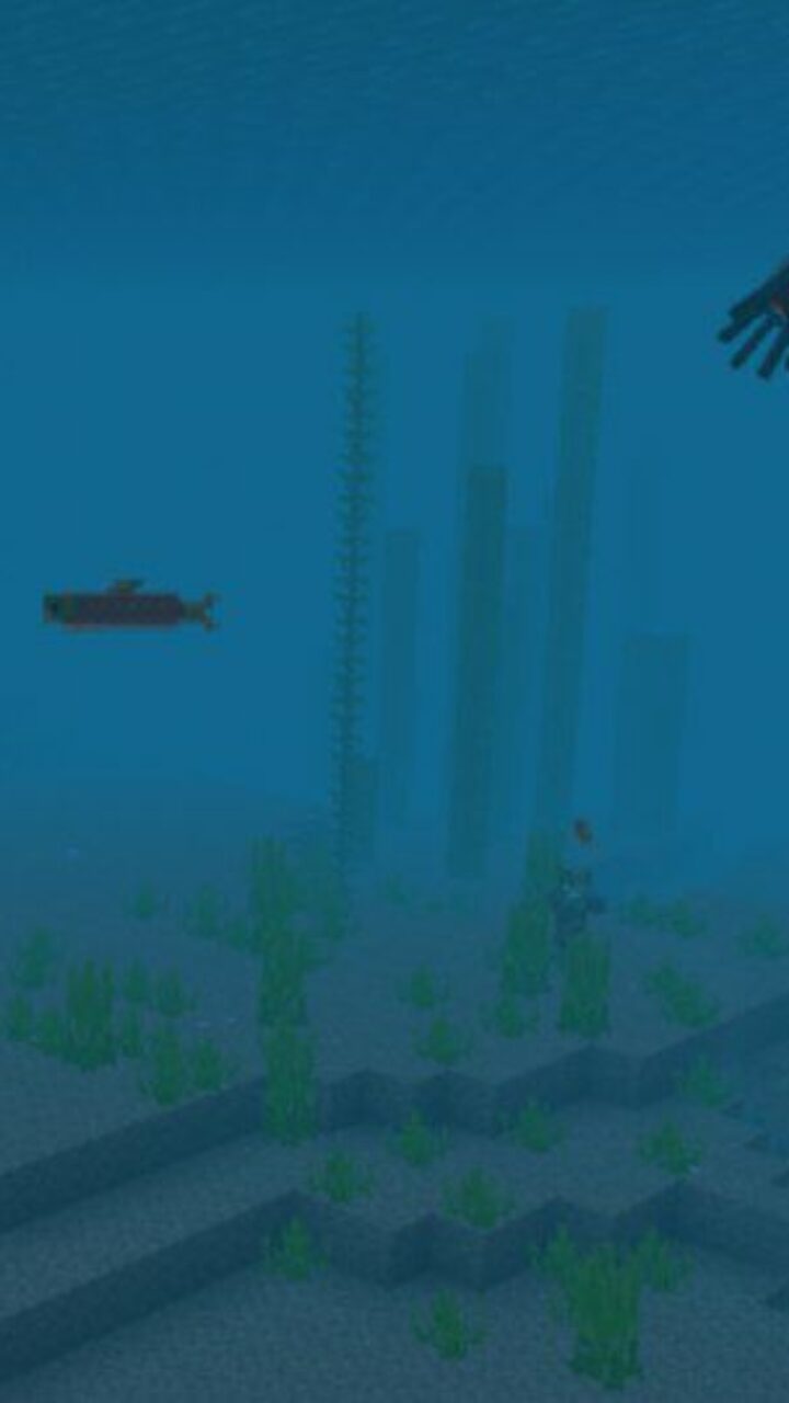 Deep Ocean from Sea Survival Map for Minecraft PE