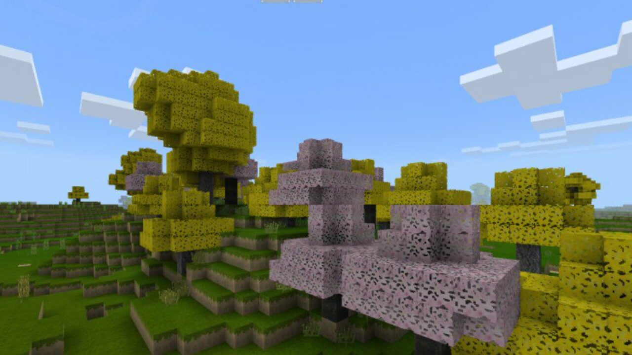 Trees from Japanese Texture Pack for Minecraft PE