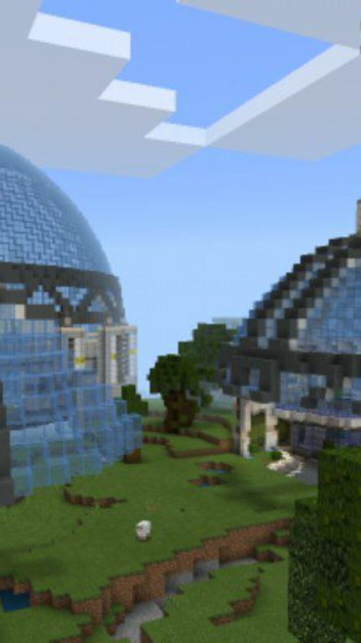 Buildings from DanTDM Map for Minecraft PE