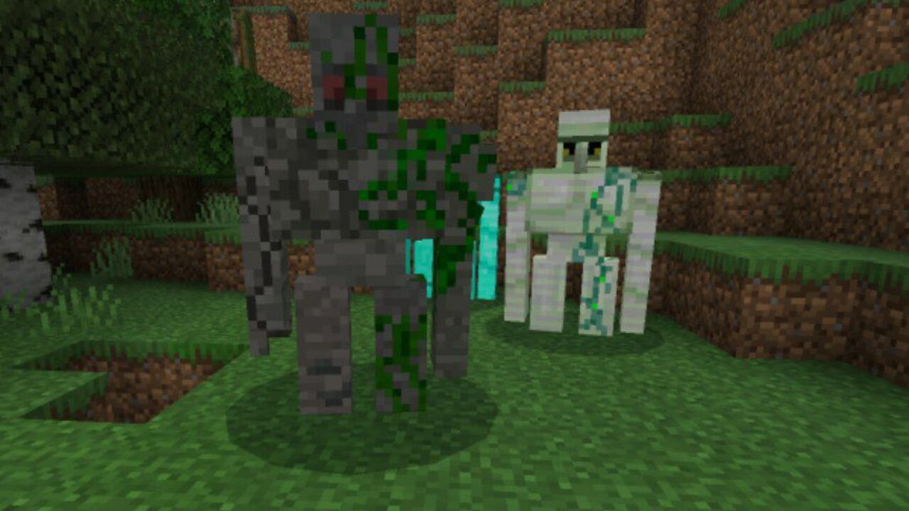 Stone from Golem Mod for Minecraft PE