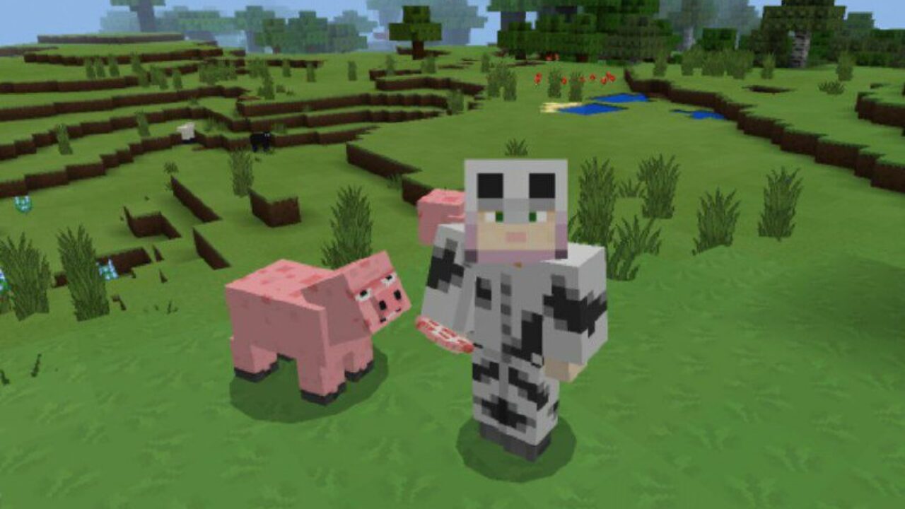 Pig from Cartoon Texture Pack for Minecraft PE