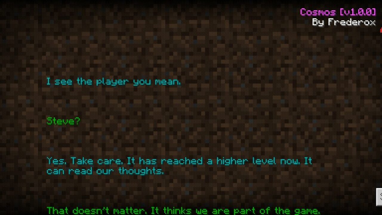 Information from Cosmos Mod for Minecraft PE