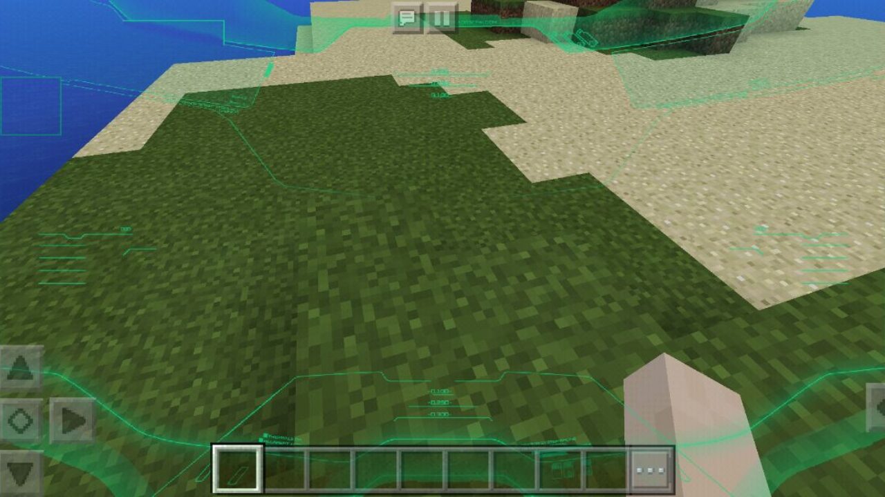 Green Interface from Halo Texture Pack for Minecraft PE