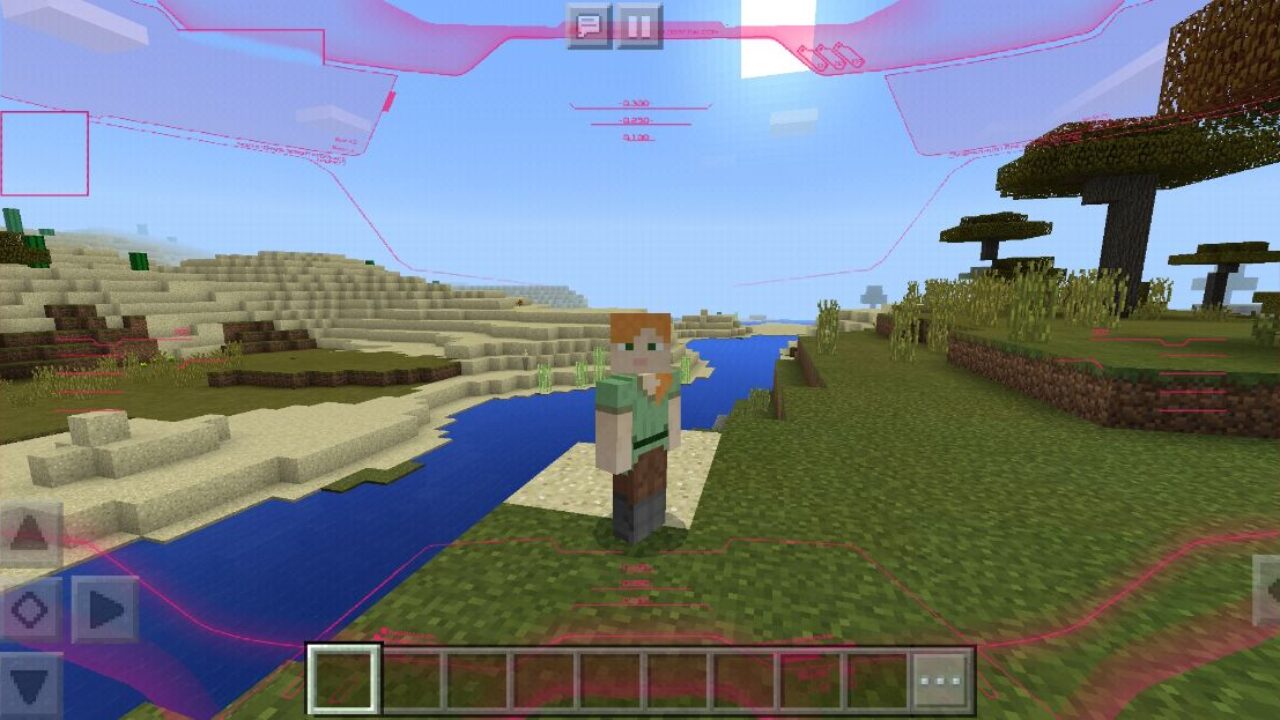 Red Colour from Halo Texture Pack for Minecraft PE