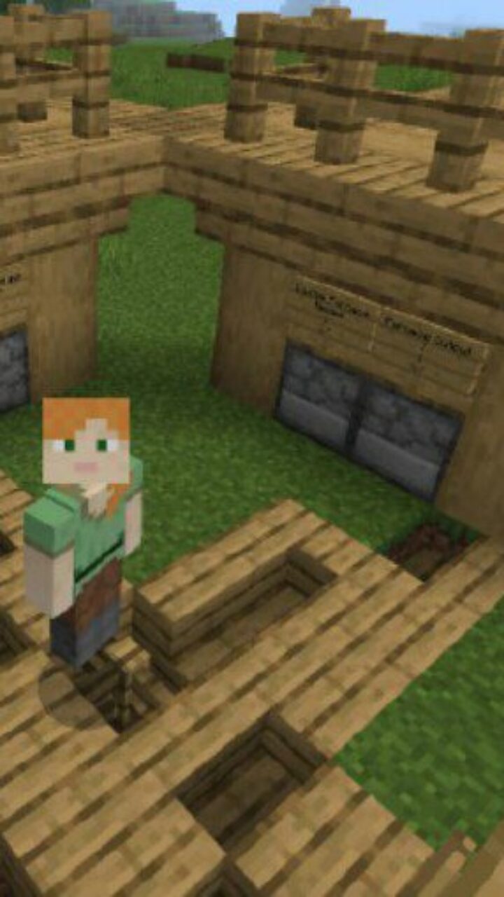 Steve and Crufting from Recipe Map for Minecraft PE