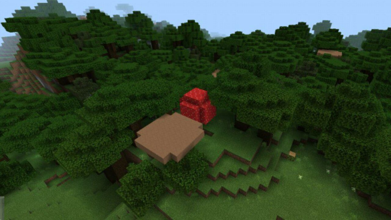 Top View from 4K Texture Pack for Minecraft PE