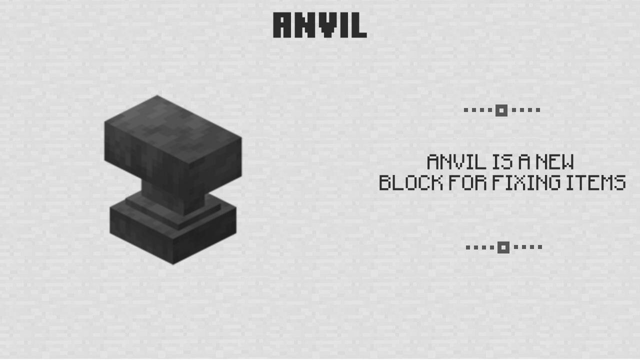 Anvil for Minecraft PE 0.12