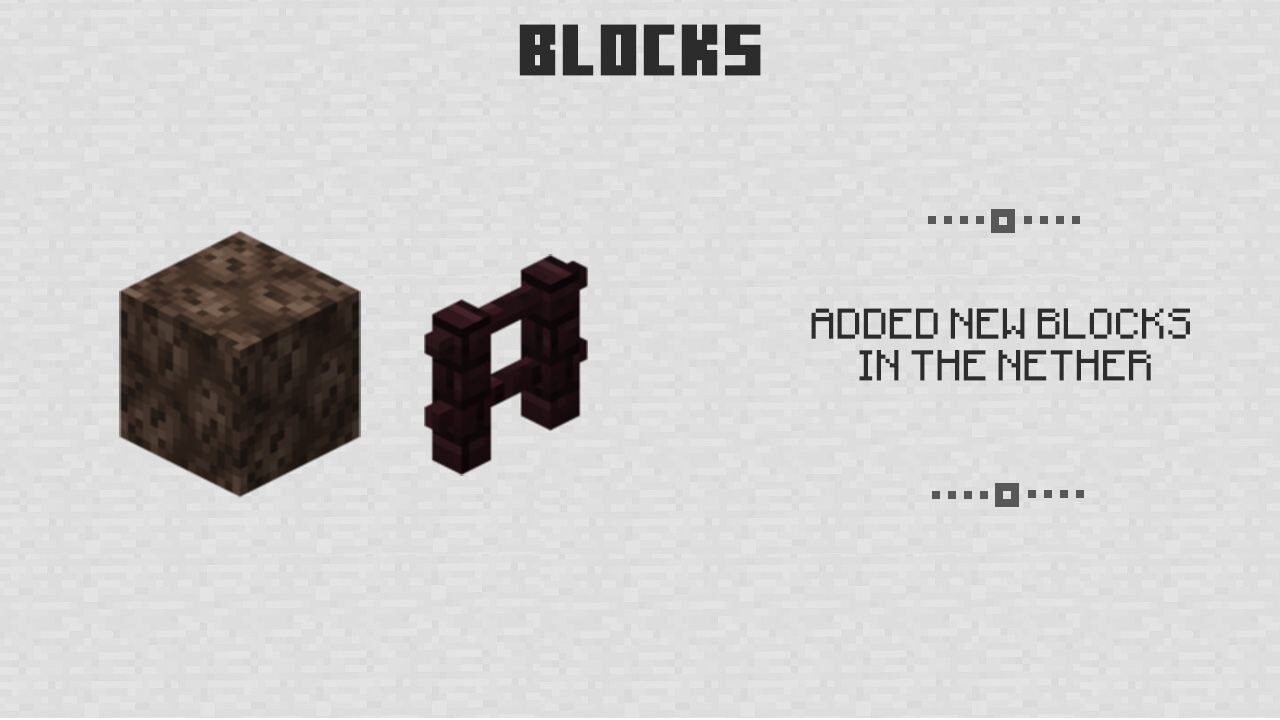 Blocks for Minecraft PE 0.12