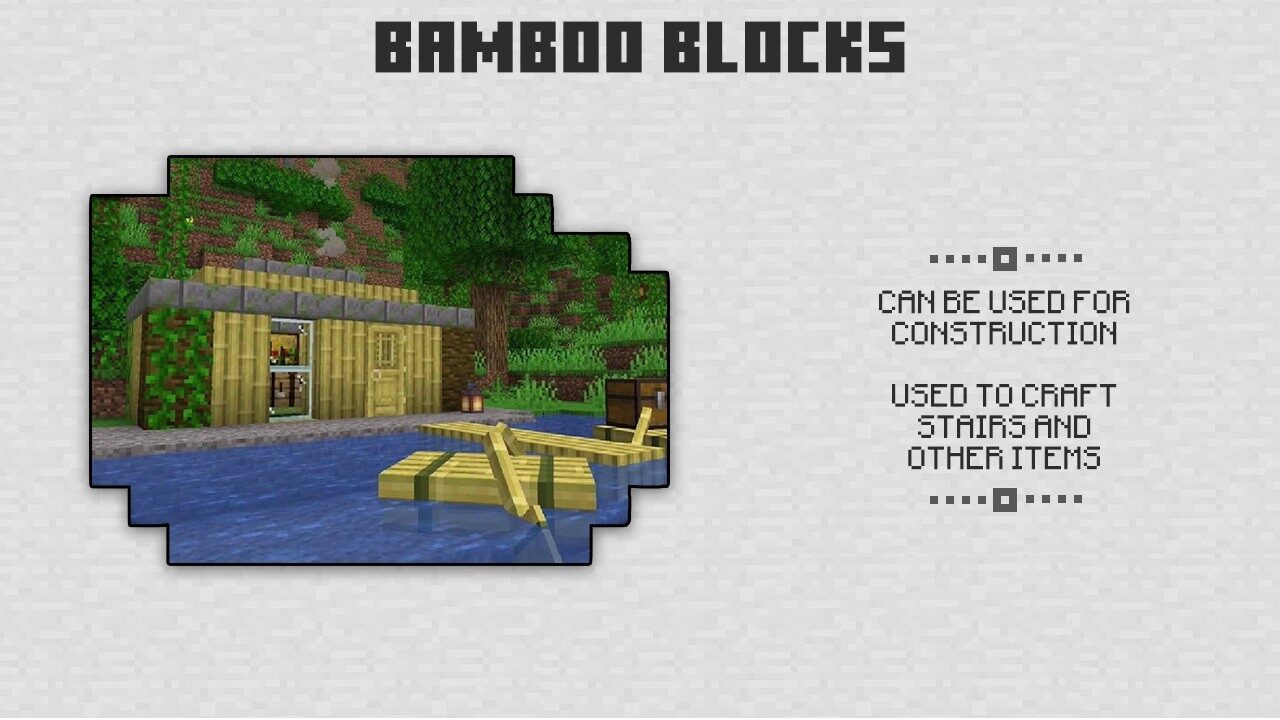 Bamboo Blocks for Minecraft 1.20