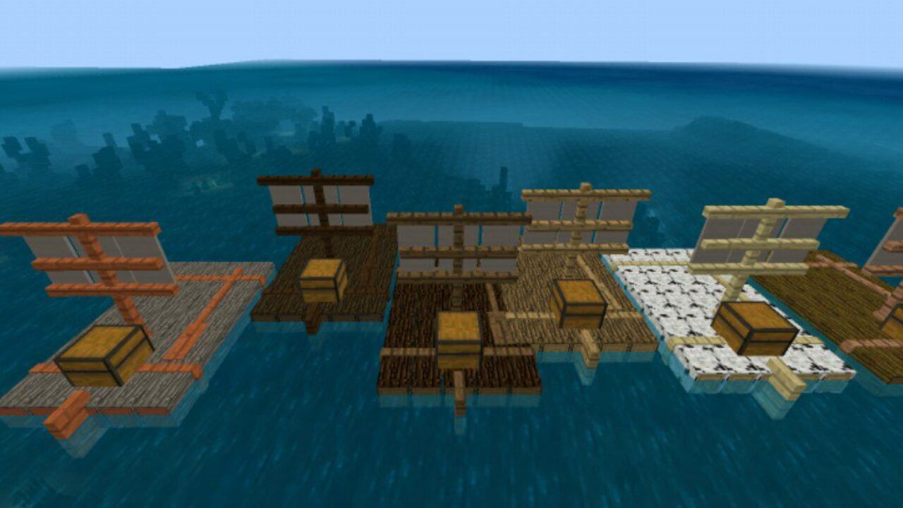 More Items from Raft Mod for Minecraft PE