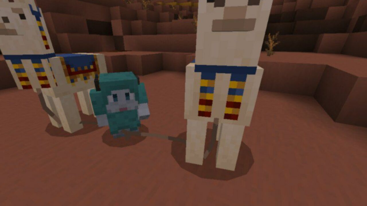 Rascal and Llamas from Rascal Mod for Minecraft PE