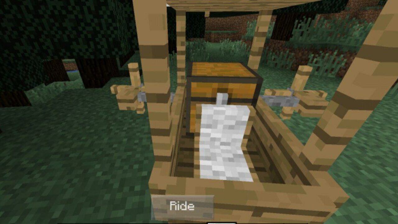 Ride the Airship from Airship Mod for Minecraft PE