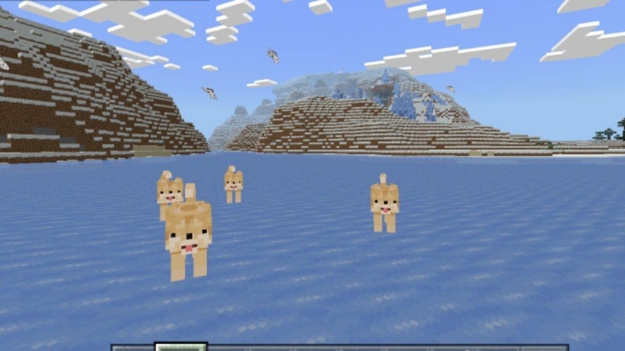 Akita Inu from Japanese Mod for Minecraft PE