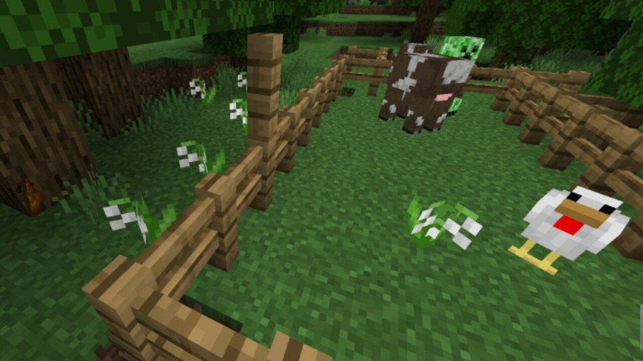 Animals from Poop Mod for Minecraft PE