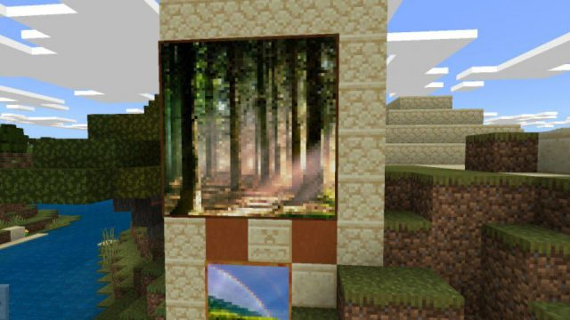 Download Painting Texture Pack For Minecraft PE Interior Items   Better Paints Paintings Texture 640x360 C Default 