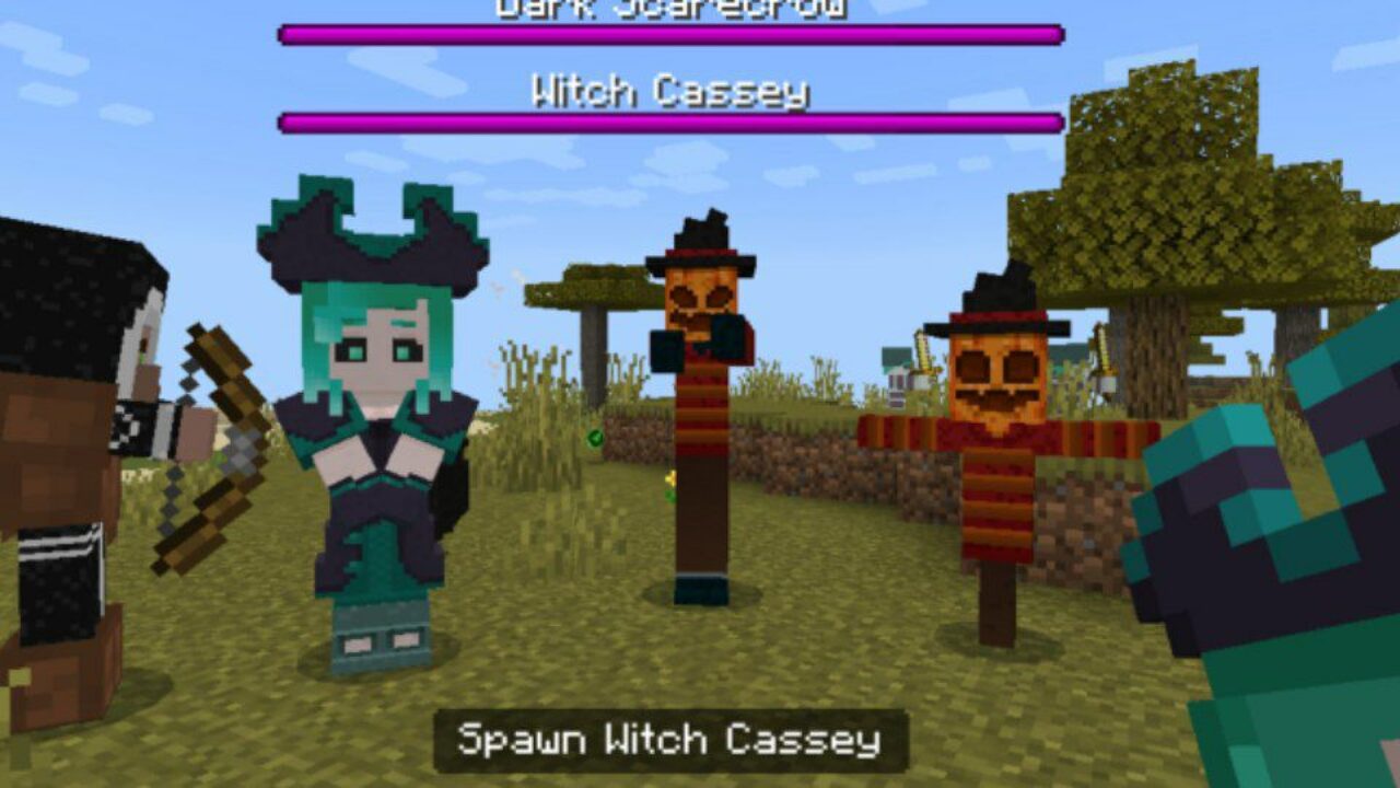 Characters from Witchery Mod for Minecraft PE