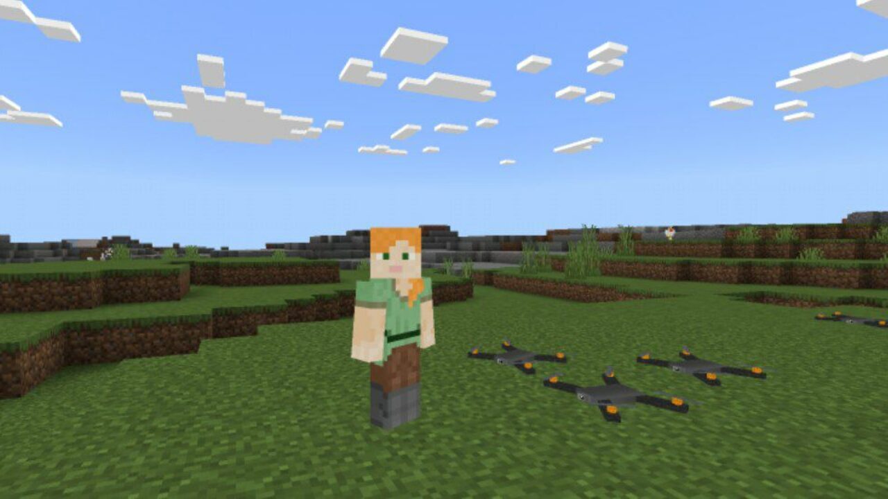 More Drons from Camera Mod for Minecraft PE