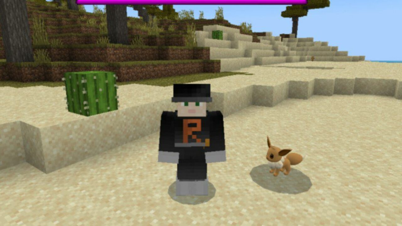 Eevee from Pixelmon Mod for Minecraft PE