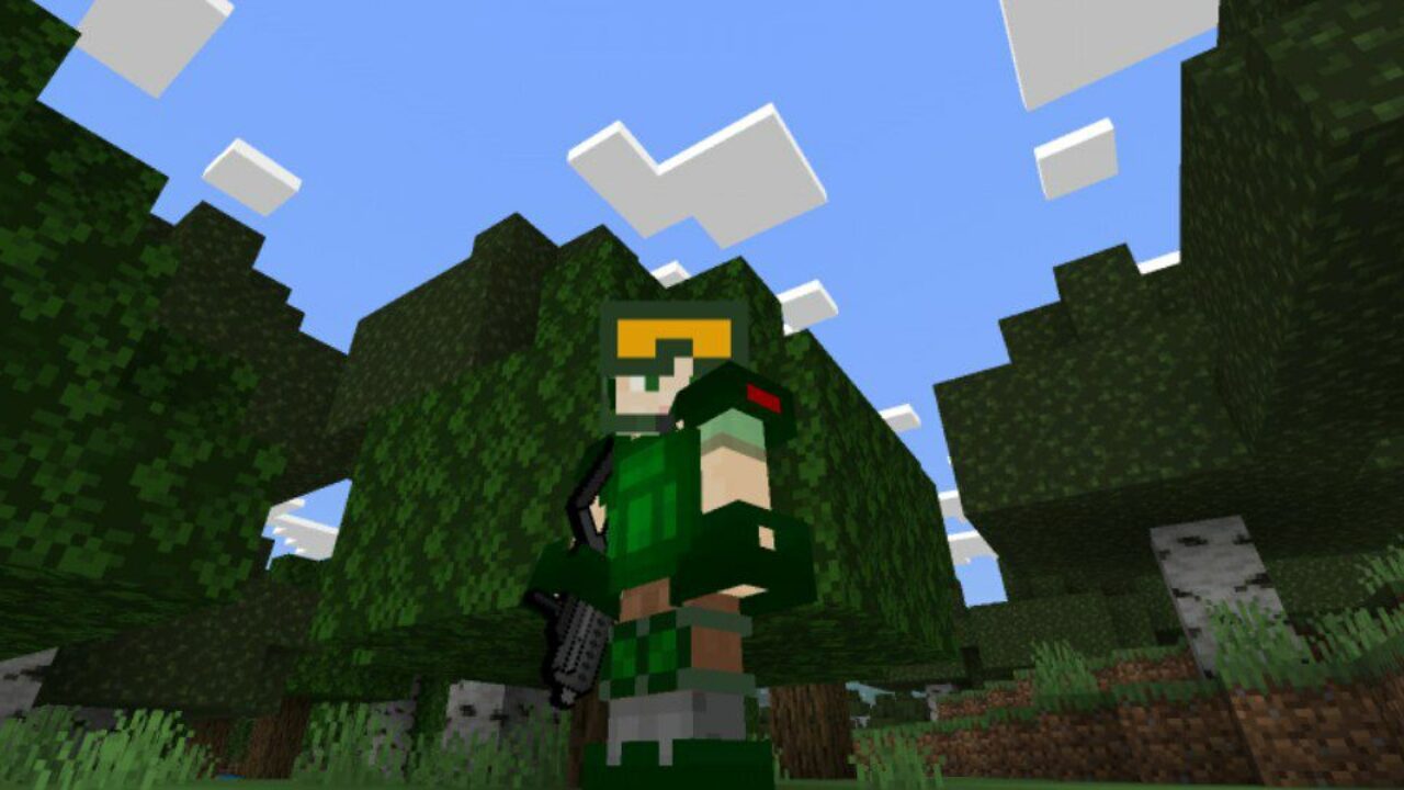 Gold Armor from Battle Gears Mod for Minecraft PE