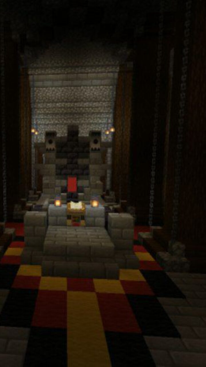 Inside from Kingdom Map for Minecraft PE