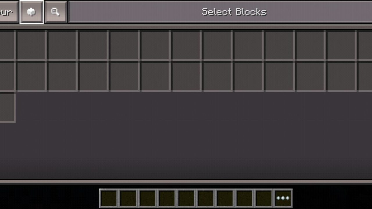 Inventory from Nostalgia Shader for Minecraft PE