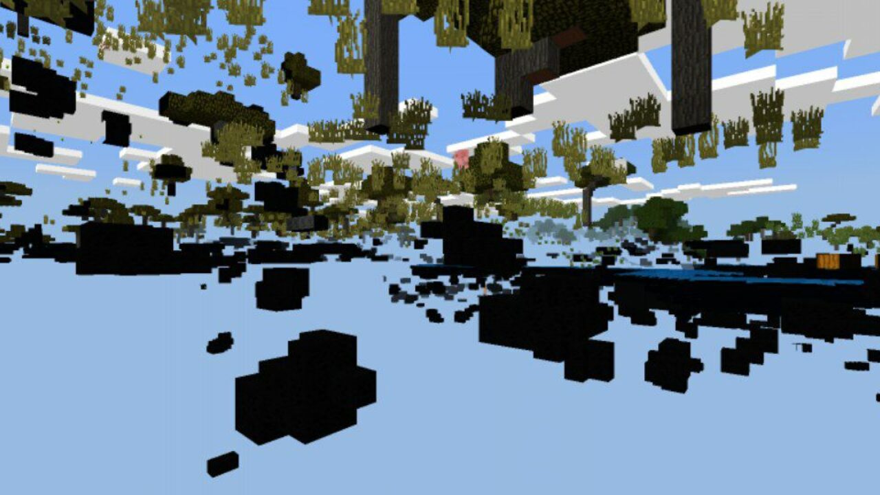 Invisible Blocks from X-Ray Mod for Minecraft PE