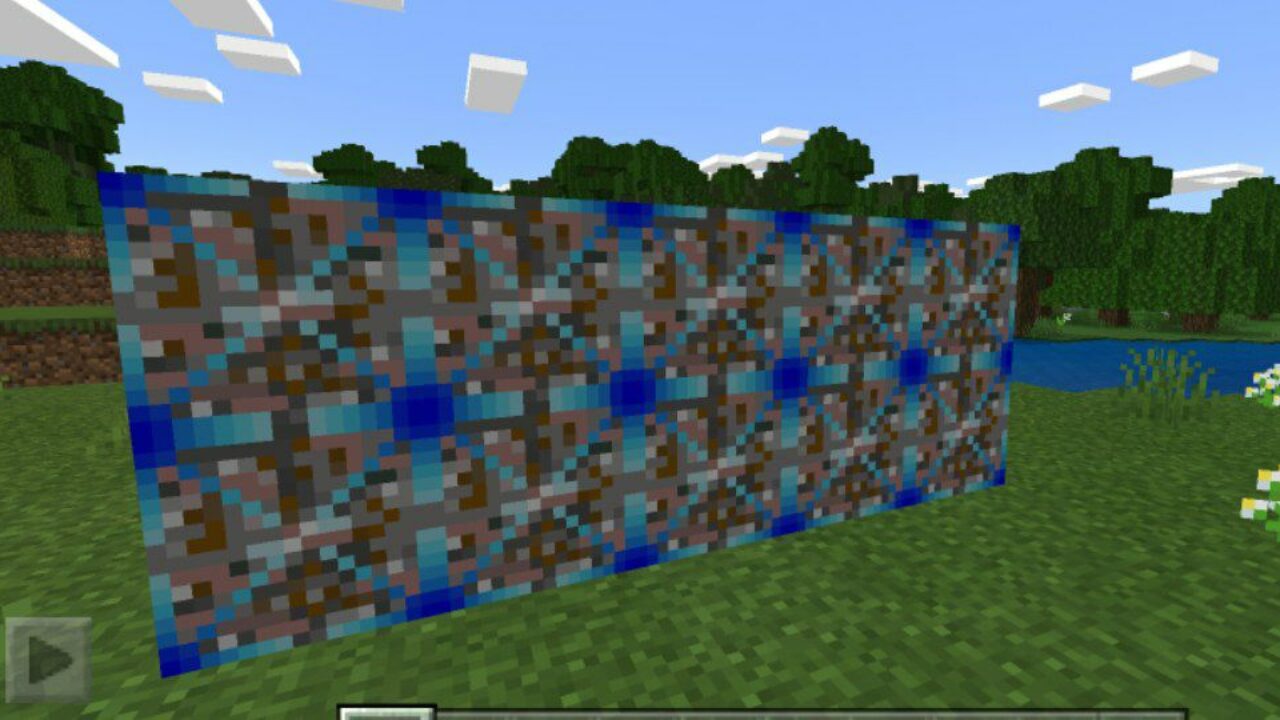 Iron Ore from Orespawn Mod for Minecraft PE