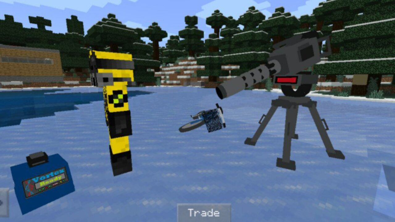 Items from Zombie Apoclypse Mod for Minecraft PE