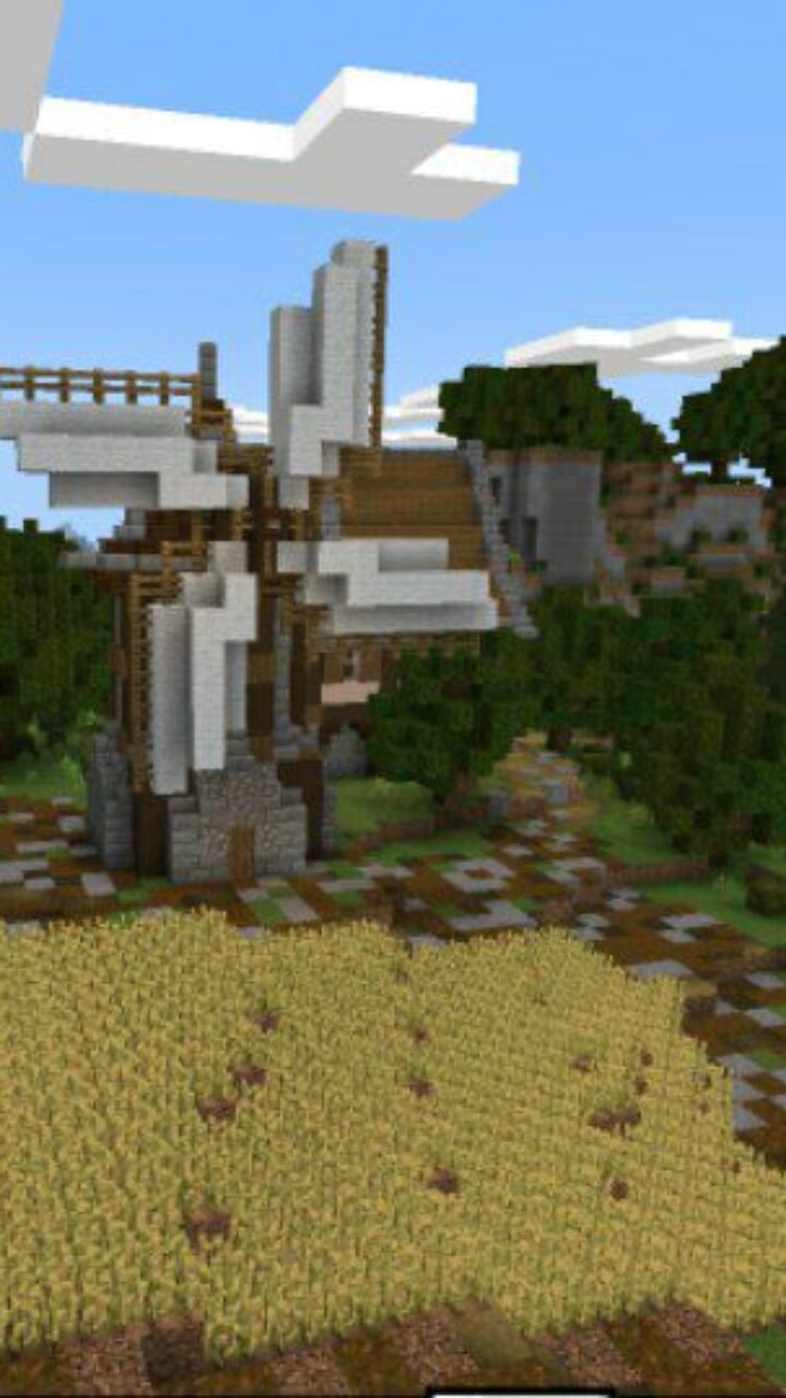 Mill from Kingdom Map for Minecraft PE