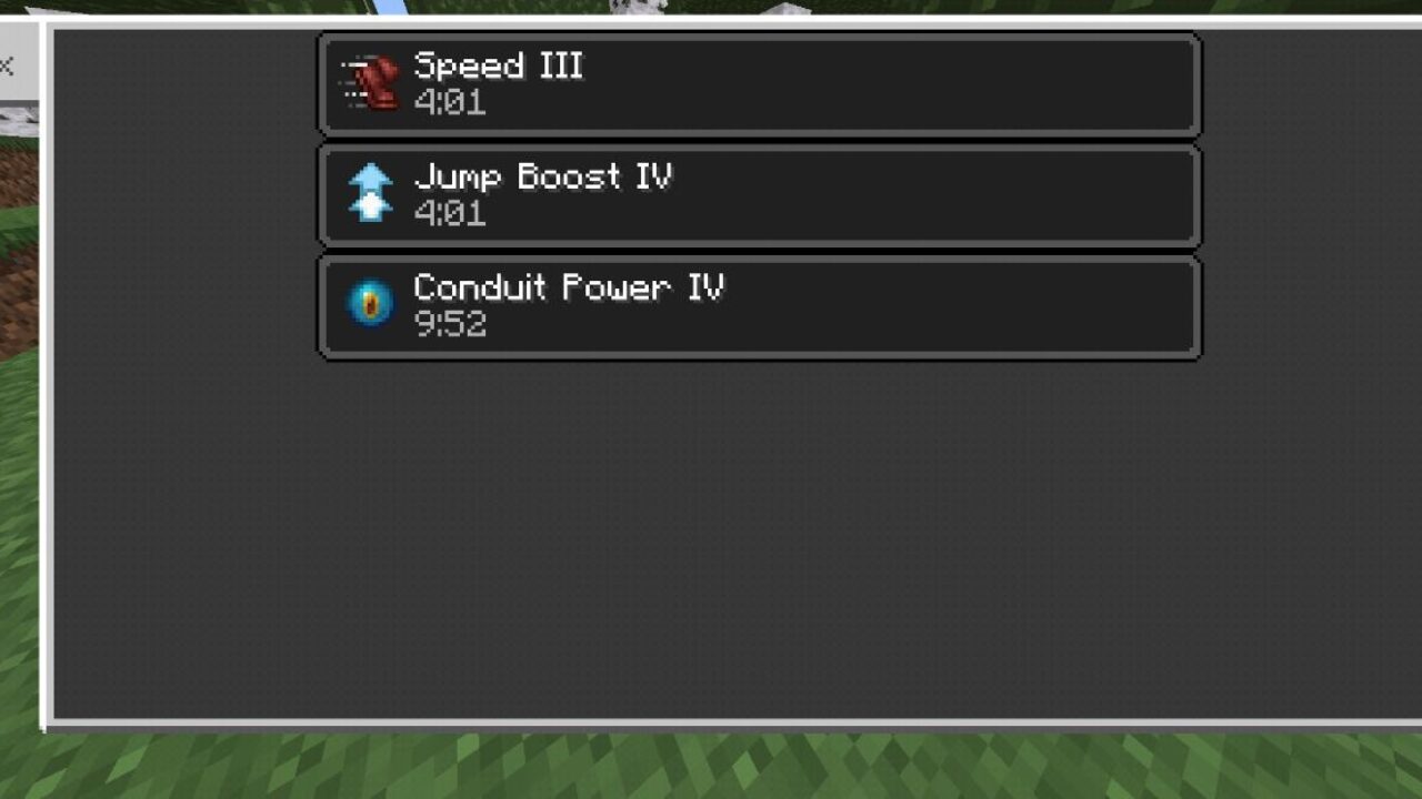 More Effects from Essentials Mod for Minecraft PE