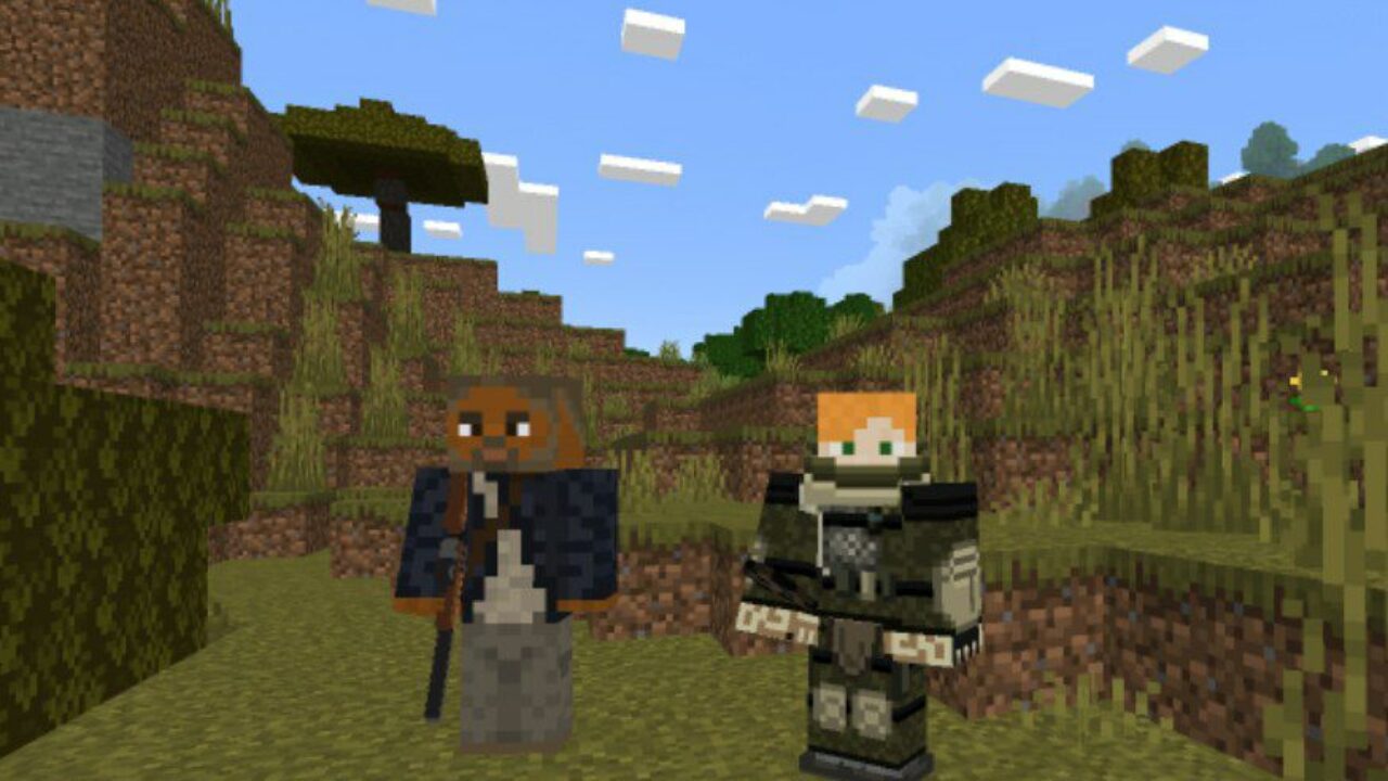 New Characters from Legends Mod for Minecraft PE