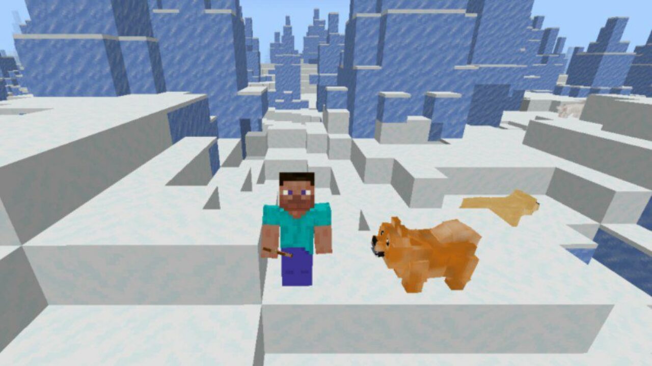 New Friend from Dogs Mod for Minecraft PE