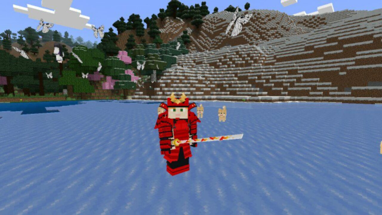 New Sword from Japanese Mod for Minecraft PE