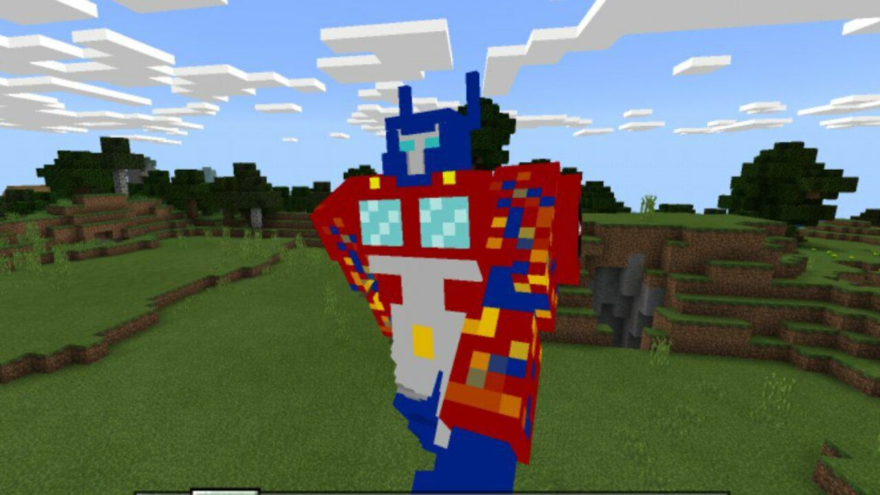 Optimus from Transformers Mod for Minecraft PE