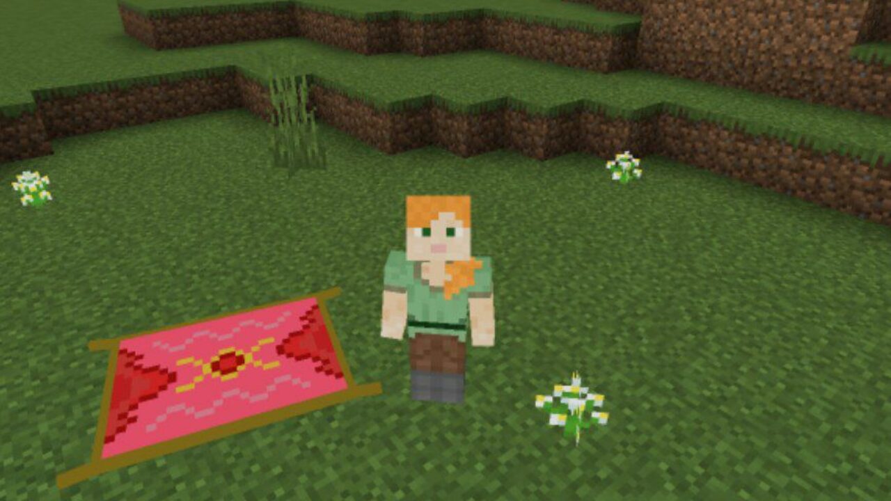 Pink Magic Carpet from Carpet Mod for Minecraft PE