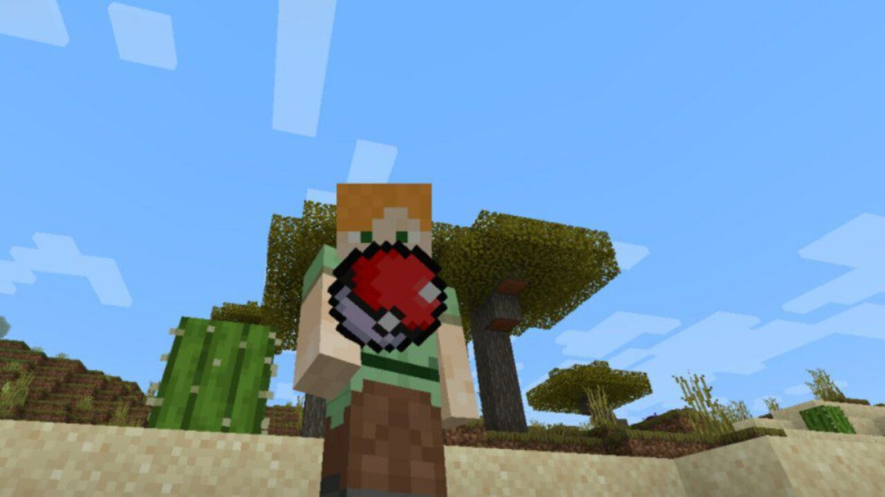 Pokeball from Pixelmon Mod for Minecraft PE