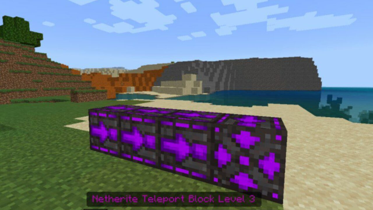 Teleport Blocks from Parkour Mod for Minecraft PE