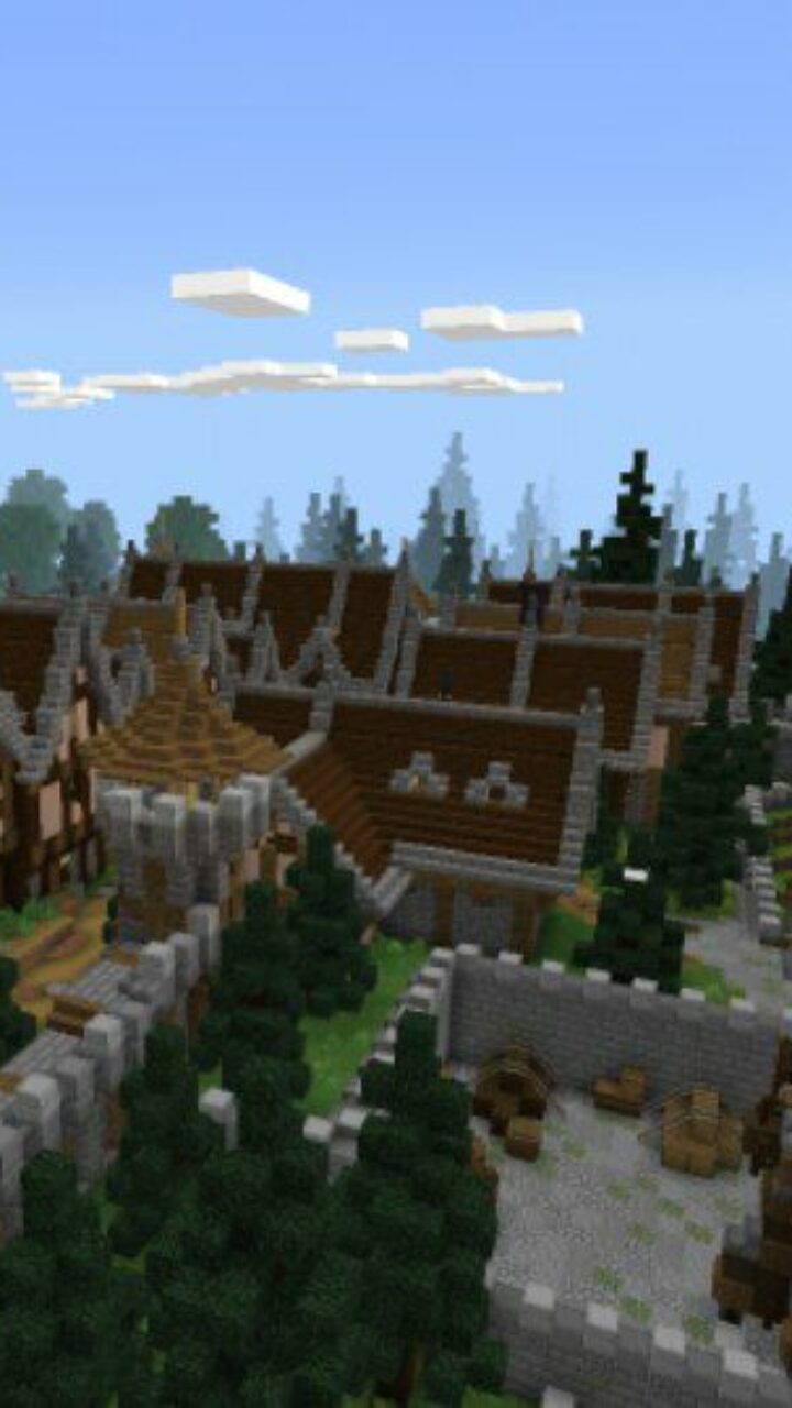 Top View from Kingdom Map for Minecraft PE