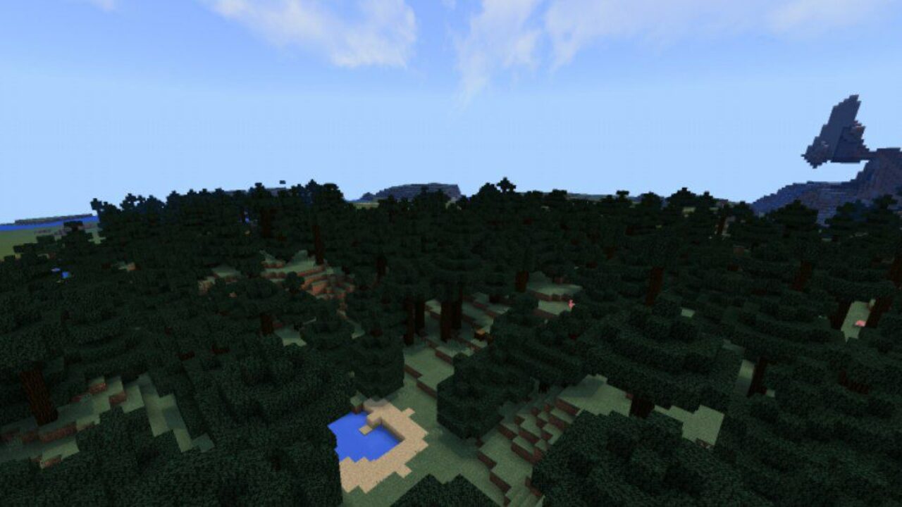 Top View from KUDA Shader for Minecraft PE