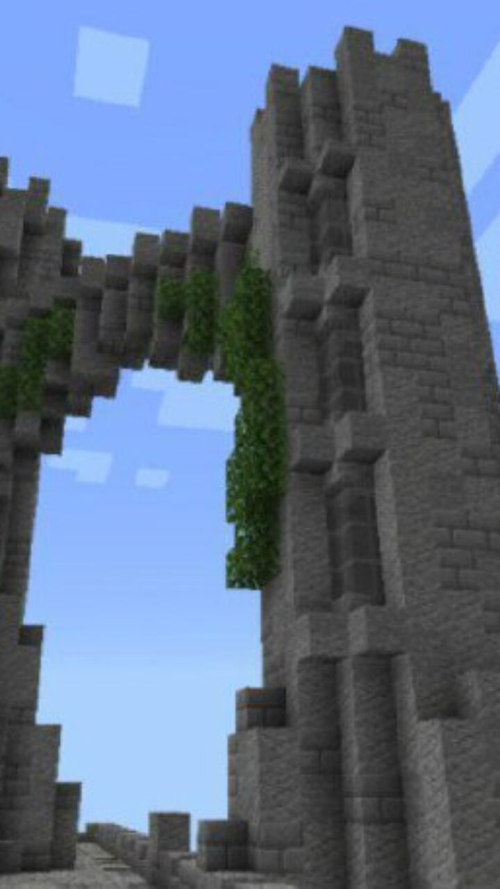 Towers from Attack on Titan Map for Minecraft PE