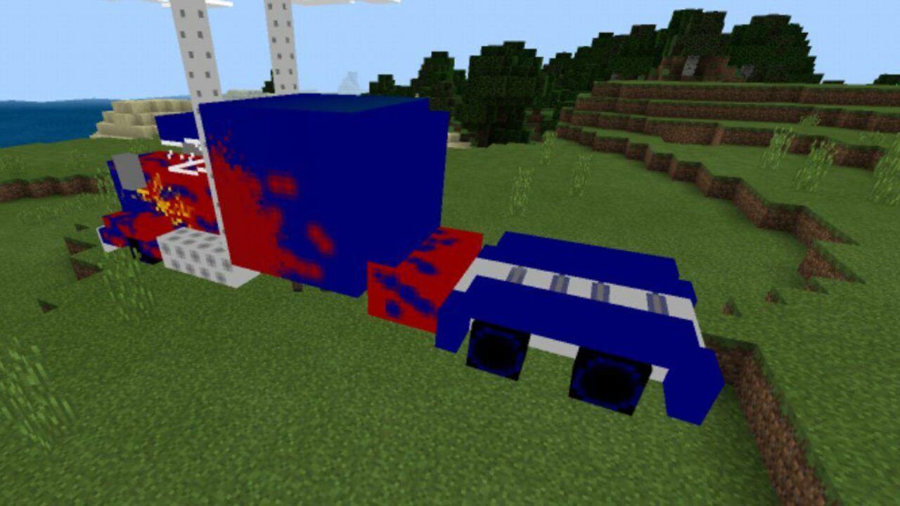 Truck from Transformers Mod for Minecraft PE