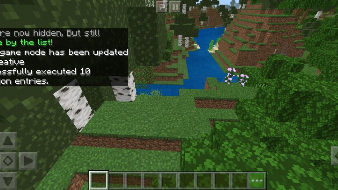 Vanish Effect from Essentials Mod for Minecraft PE